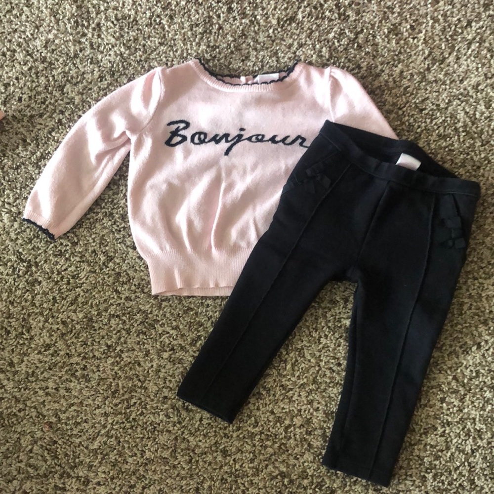 Janie and Jack Bonjour Set 12-18 months